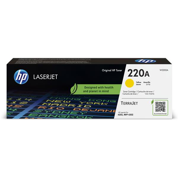 Cartuccia toner originale giallo LaserJet HP 220A - W2202A