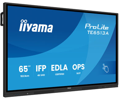 IIYAMA  65 uhd ir 40p touch ag with interactive android - Codice TE6513A-B1AG