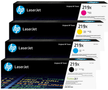 Kit Toner Originali HP 219X Alta Capacità (W2190X W2191X W2192X W2193X) CMYK