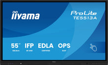 IIYAMA 55 uhd ir 40p touch ag with interactive android os - Codice TE5513A-B1AG
