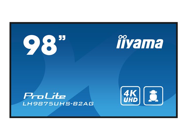 iiyama ProLite LH9875UHS-B2AG - Monitor Digital Signage 4K 98"