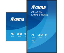 MONITOR IIYAMA 75" lcd uhd 4k android 14 os wifi 24/7 - Codice LH7564UHS-B1AG