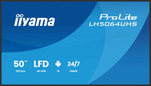 Monitor IIYAMA 55 3840x2160, uhd va android 14 os Codice: LH5564UHS-B1AG