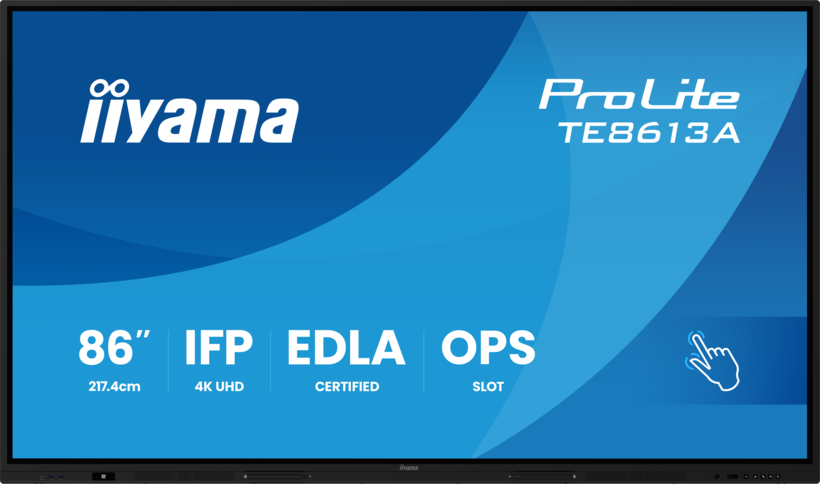 IIYAMA 86 UHD IR 40P Touchscreen mit interaktivem Android