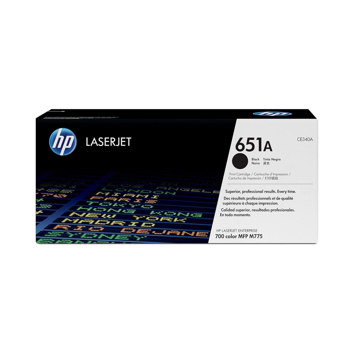 Original HP 651A CE340A Schwarzer Toner für HP Color LaserJet Enterprise