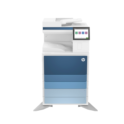MULTIFUNZIONE IN B\N HP LASERJET MNGD MFP E730DN (completa di mobile supporto e toner) - Codice 5QJ87A