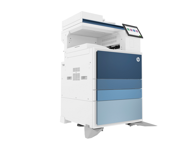 MULTIFUNZIONE IN B\N HP LASERJET MNGD MFP E730DN (completa di mobile supporto e toner) - Codice 5QJ87A