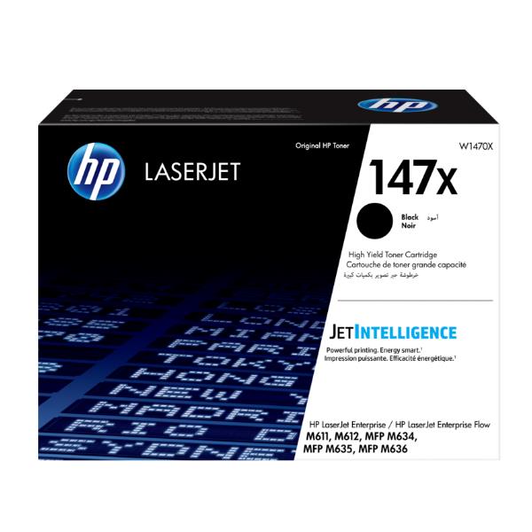 Toner HP originale ad alta durata - Nero 25.200 pagine - 147X - Codice W1470X