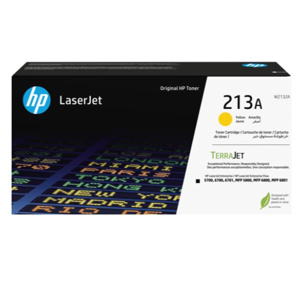 Toner Giallo HP 213A Originale LaserJet 3000 Pagine - W2132A