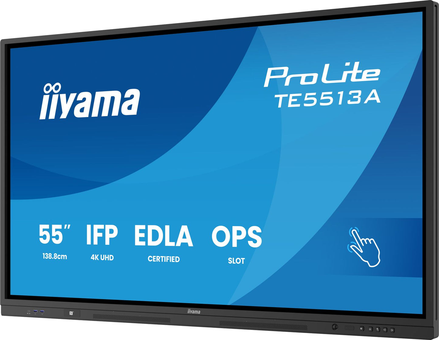 IIYAMA 55 uhd ir 40p touch ag with interactive android os - Codice TE5513A-B1AG